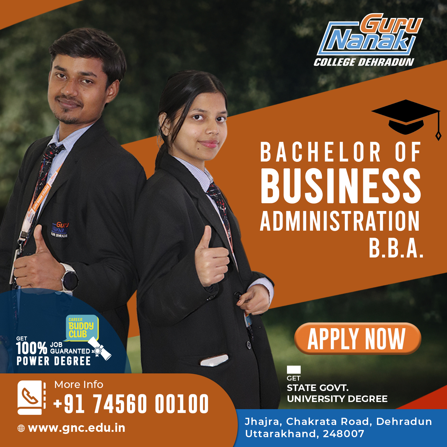 BBA Admissions 2025 Open at Guru Nanak College, Dehradun – Shape Your Future in Business Today
