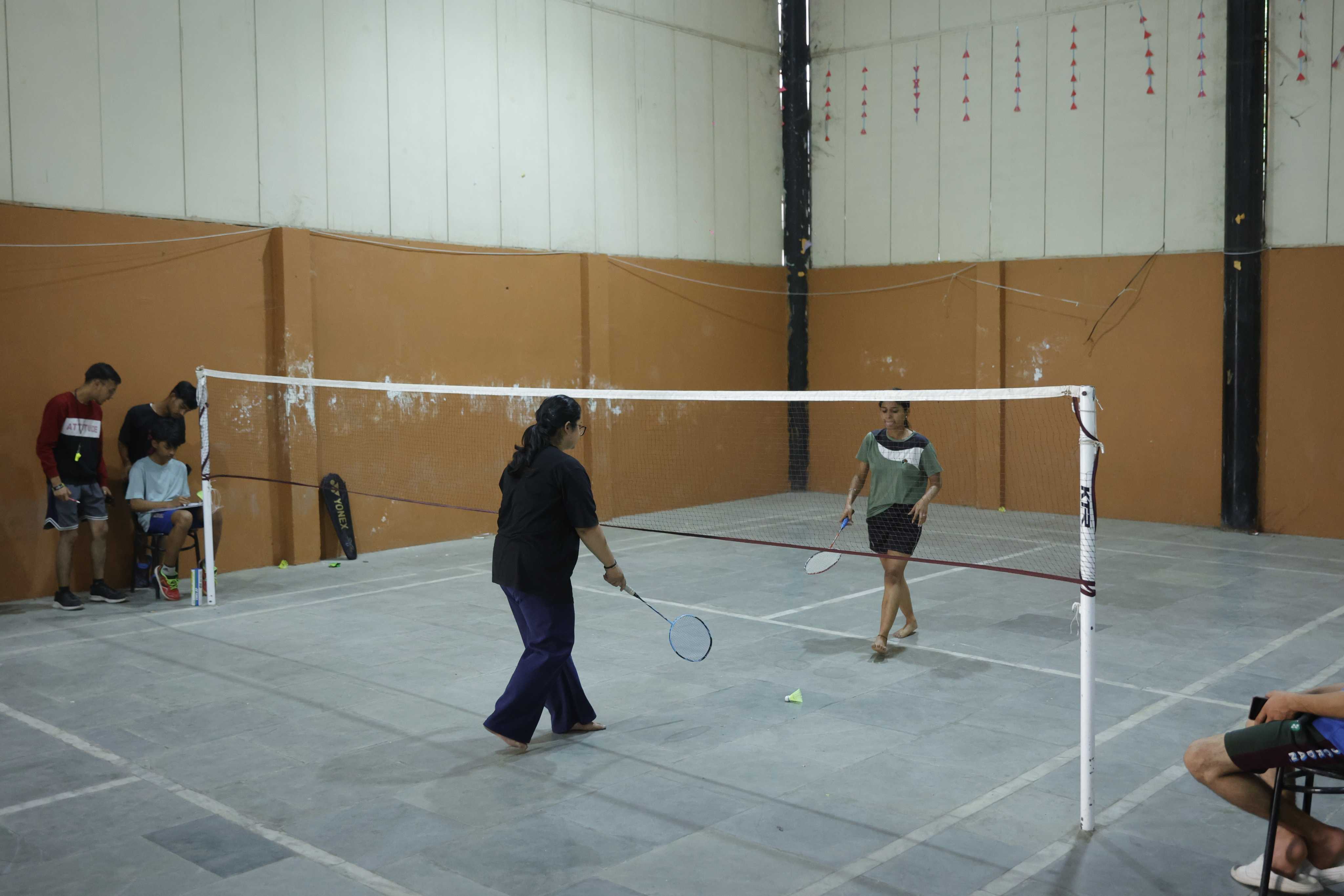 Indoor Sports Competition at College