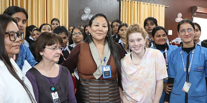 Students in a multicultural setting